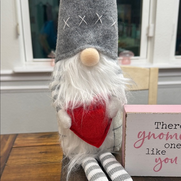 Gray and Red Valentine Gnome Set - Picture 2 of 5